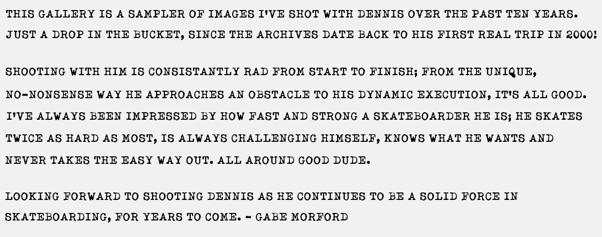 Morford's Picks : Dennis Busenitz - DLXSF.COM